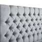 Lennon Upholstered Bed With Chesterfield Headboard