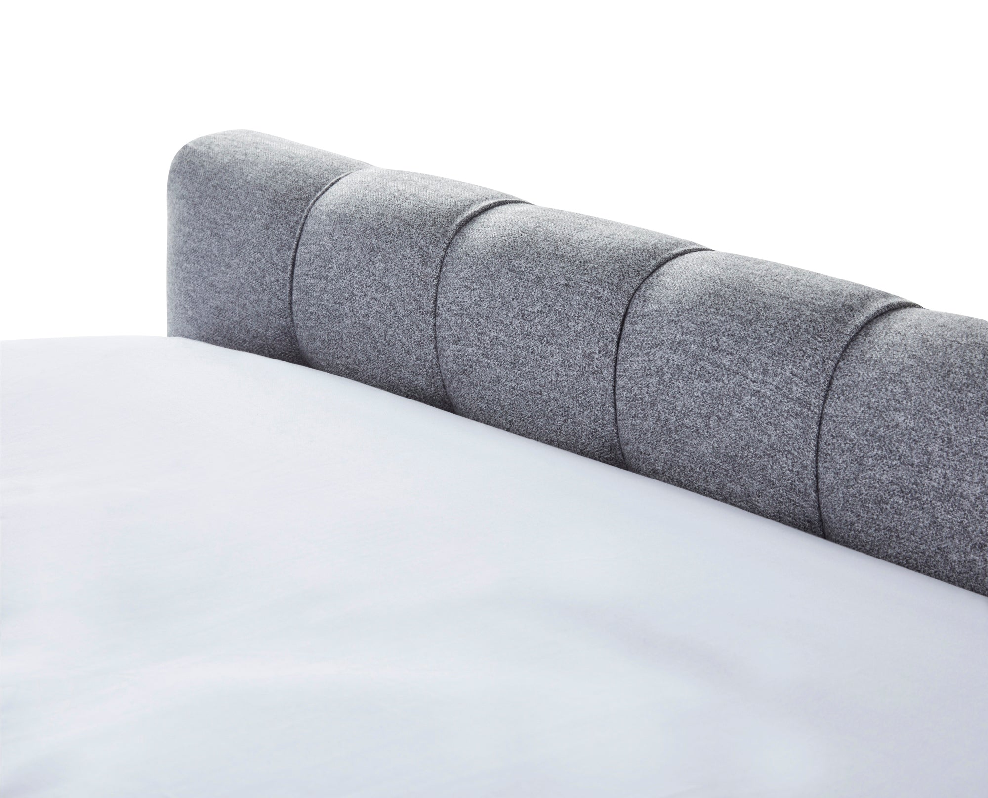 Lennon Upholstered Bed With Chesterfield Headboard And High Footboard-zoom-4