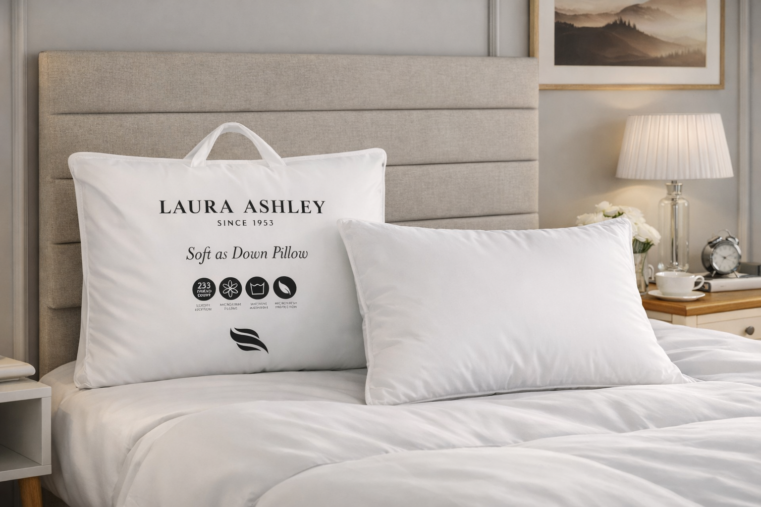 Laura Ashley Soft As Down Pillow-1