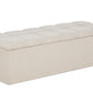 Laurie Upholstered Ottoman Blanket Box With Geometric Fluting