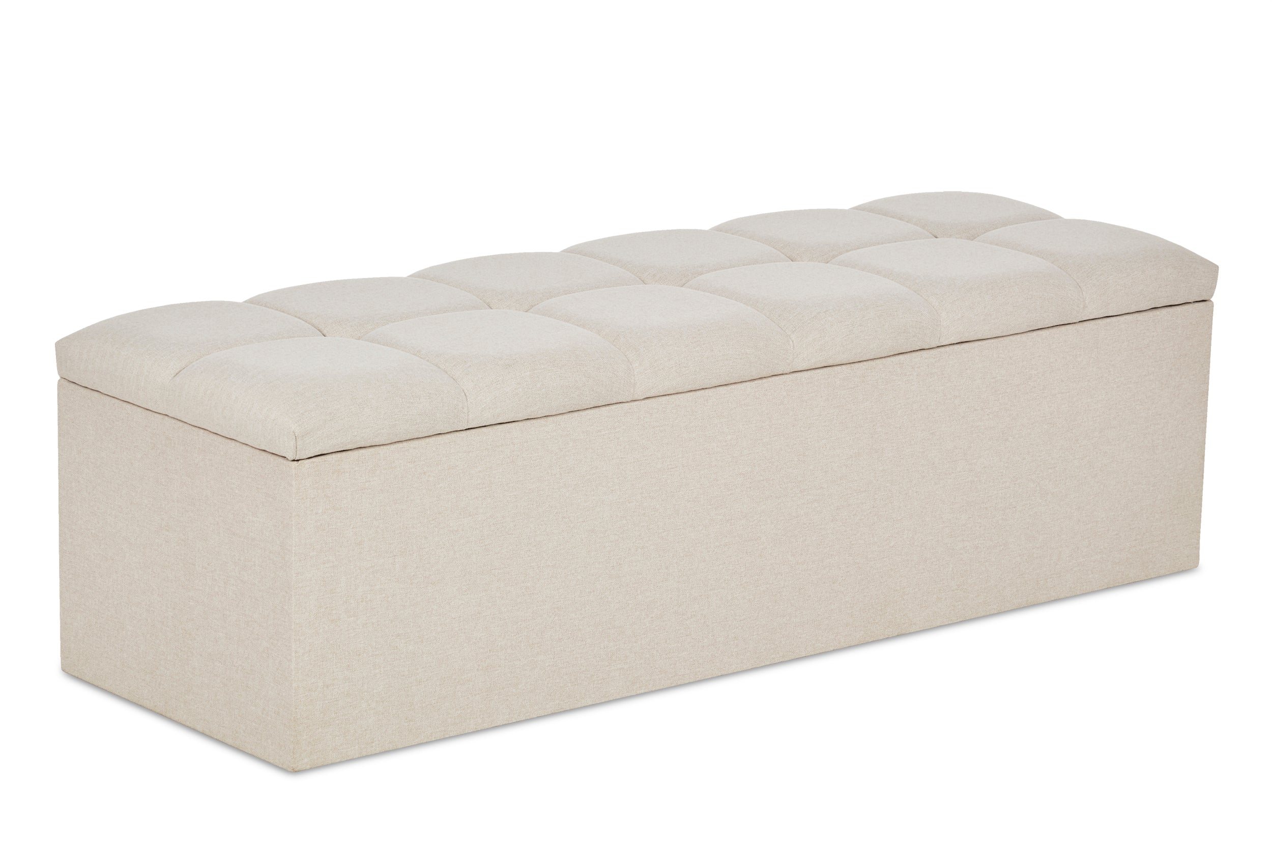 Laurie Upholstered Ottoman Blanket Box With Geometric Fluting-zoom-3