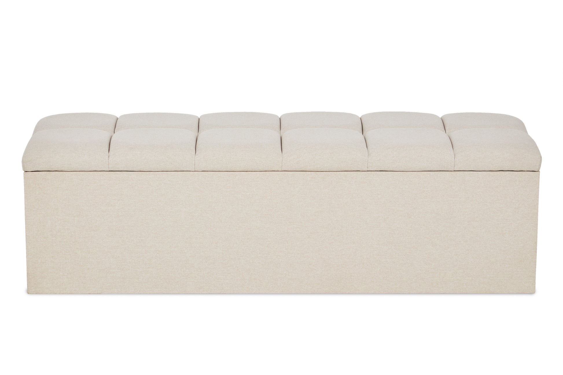 Laurie Upholstered Ottoman Blanket Box With Geometric Fluting-4
