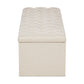 Lennon Upholstered Ottoman Blanket Box With Chesterfield Style