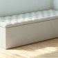 Lennon Upholstered Ottoman Blanket Box With Chesterfield Style