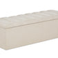 Lenny Upholstered Ottoman Blanket Box With Fluting