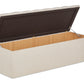 Lenny Upholstered Ottoman Blanket Box With Fluting