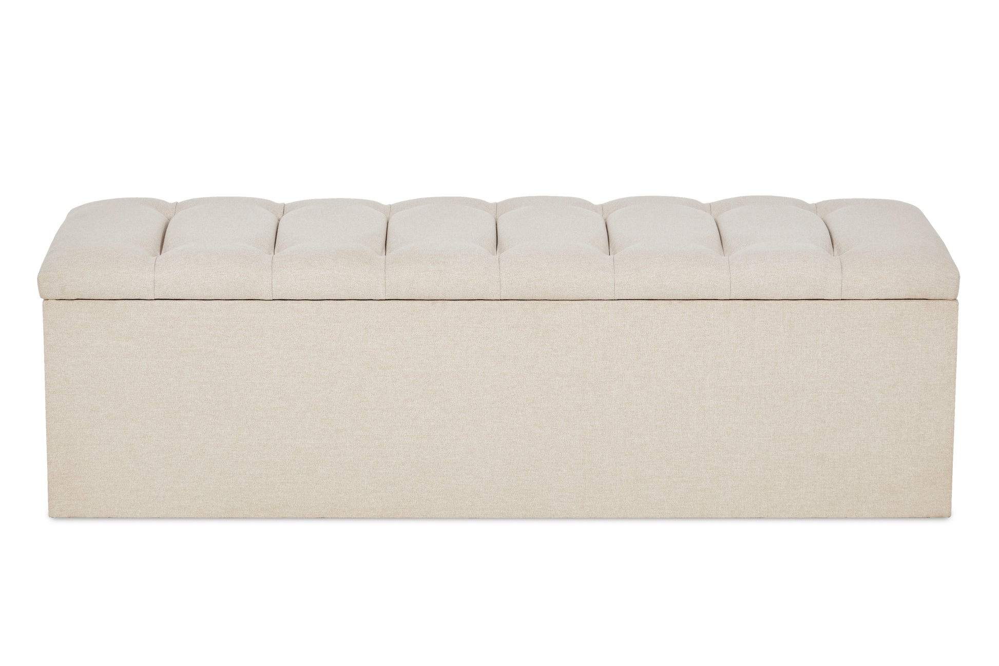 Lenny Upholstered Ottoman Blanket Box With Fluting-4