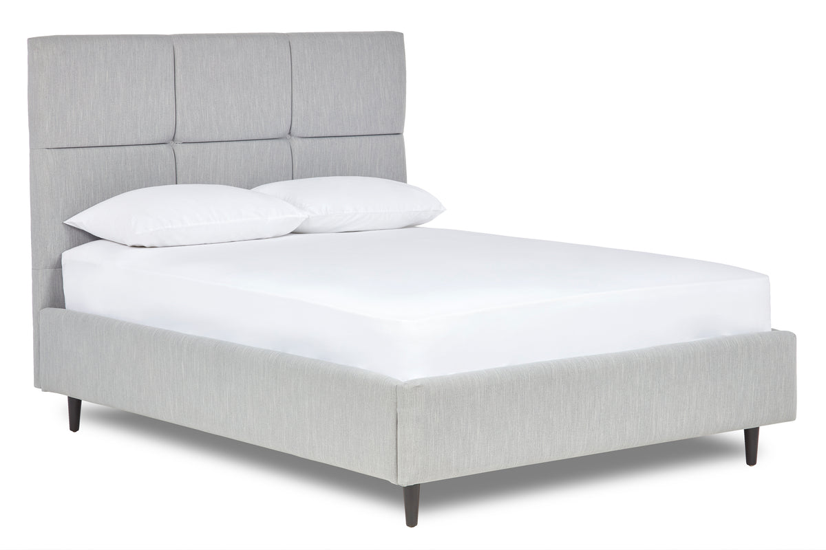 Mirren Contemporary Upholstered Bed with Legs