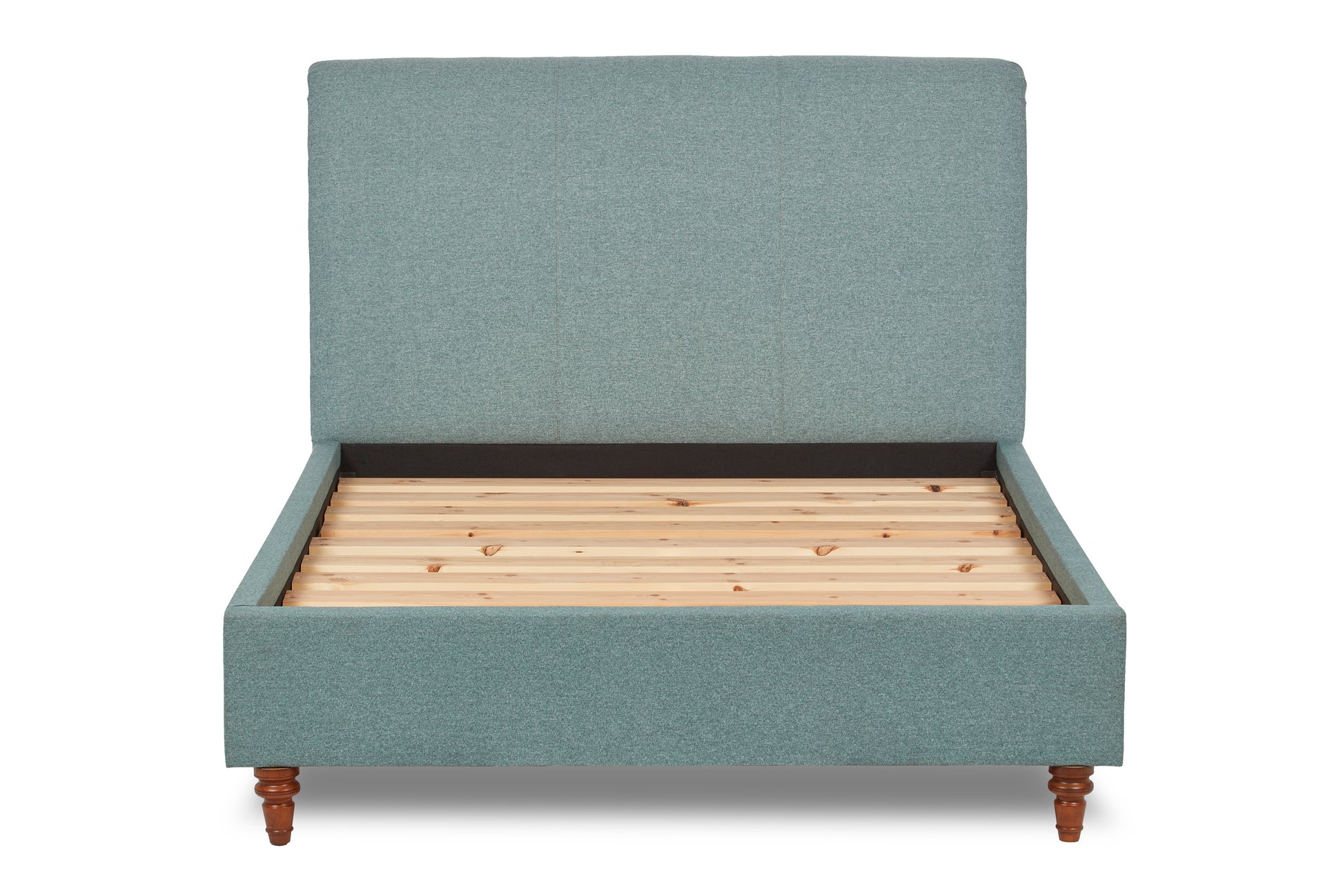 Merlin Upholstered Bed With Low Foot End, Tapered Legs-4