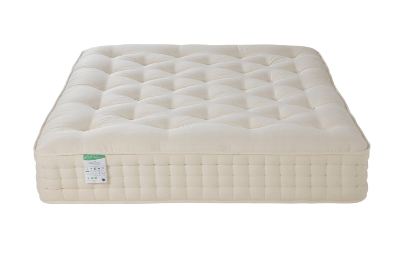 Organic 6000 Natural Mattress With 6000 Pocket Springs - Medium-Firm