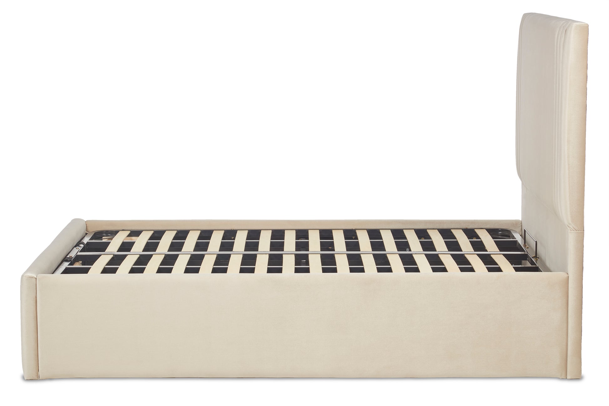 Orton Contemporary Upholstered Ottoman Bed With Low Foot End-5