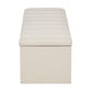 Shelley Upholstered Ottoman Blanket Box With Fluting
