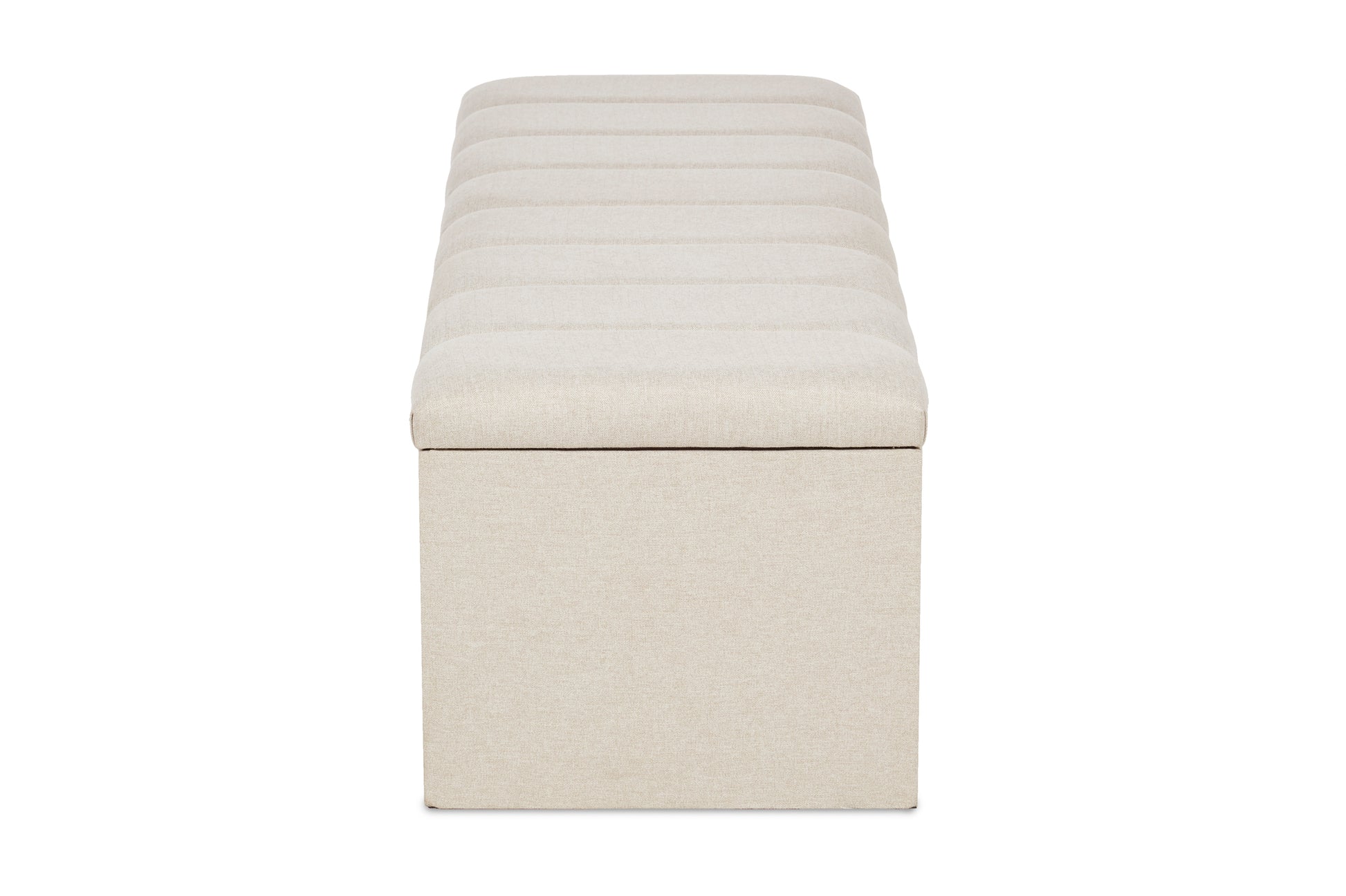 Shelley Upholstered Ottoman Blanket Box With Fluting-5