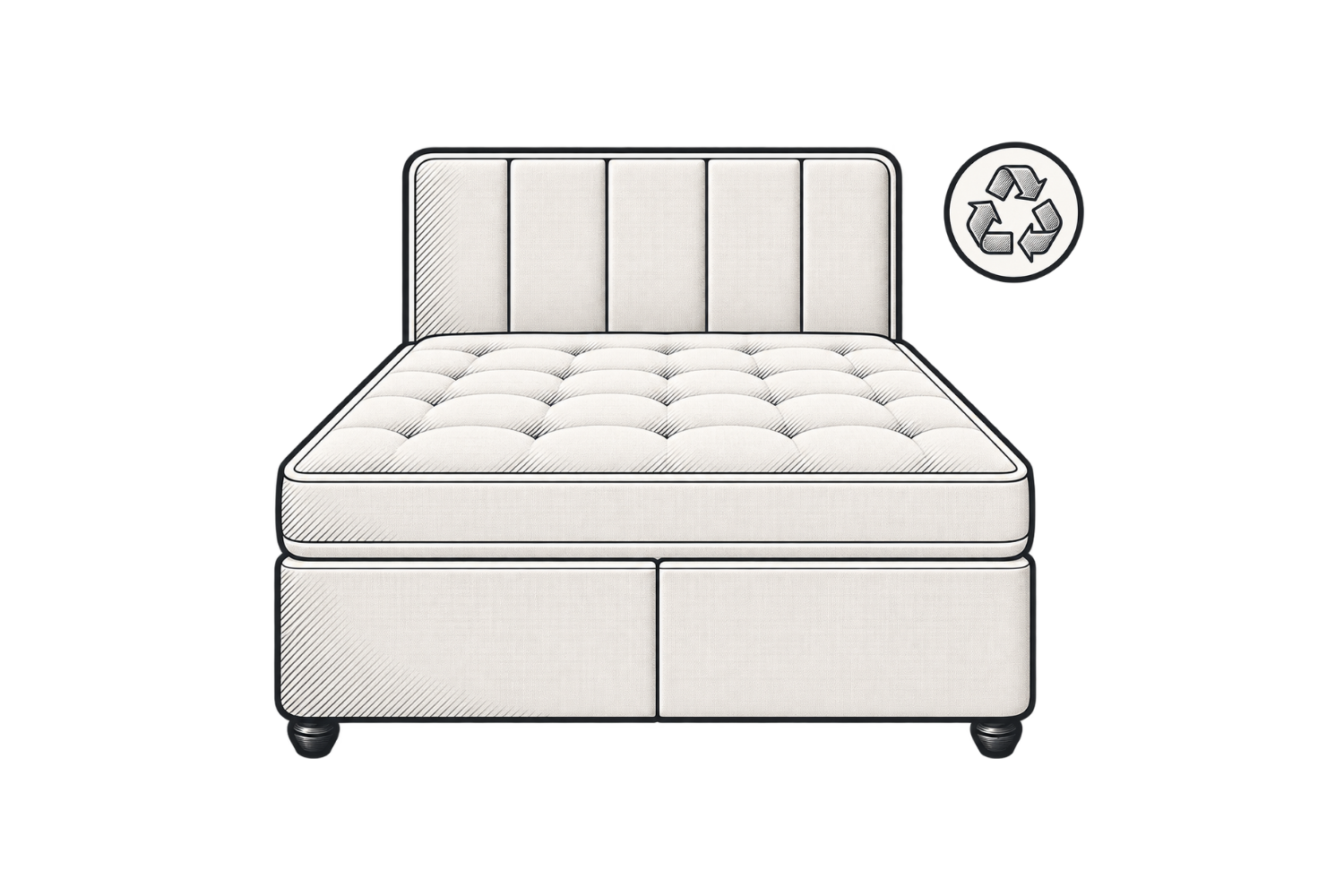 Removal Service - Bed Set (Bed Base, Mattress & Headboard)-zoom-1