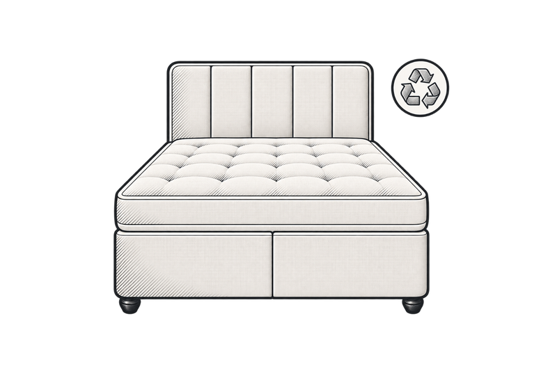 Removal Service - Bed Set (Bed Base, Mattress & Headboard)-zoom-