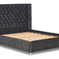 Ringo Upholstered Bed With Winged Headboard