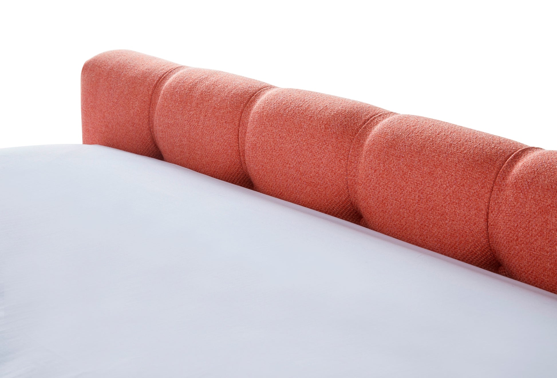 Lenny Upholstered Bed With Button-Backed Headboard And High Footboard-4