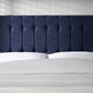 Lenny Contemporary Button-Backed Strutted Mount Upholstered Headboard