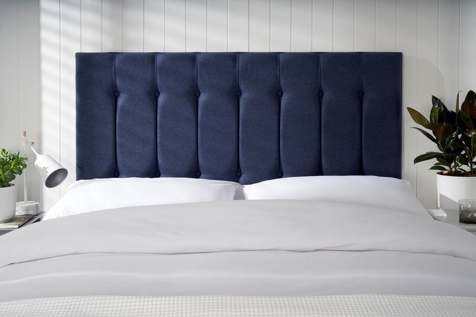 Lenny Contemporary Button-Backed Strutted Mount Upholstered Headboard-zoom-1