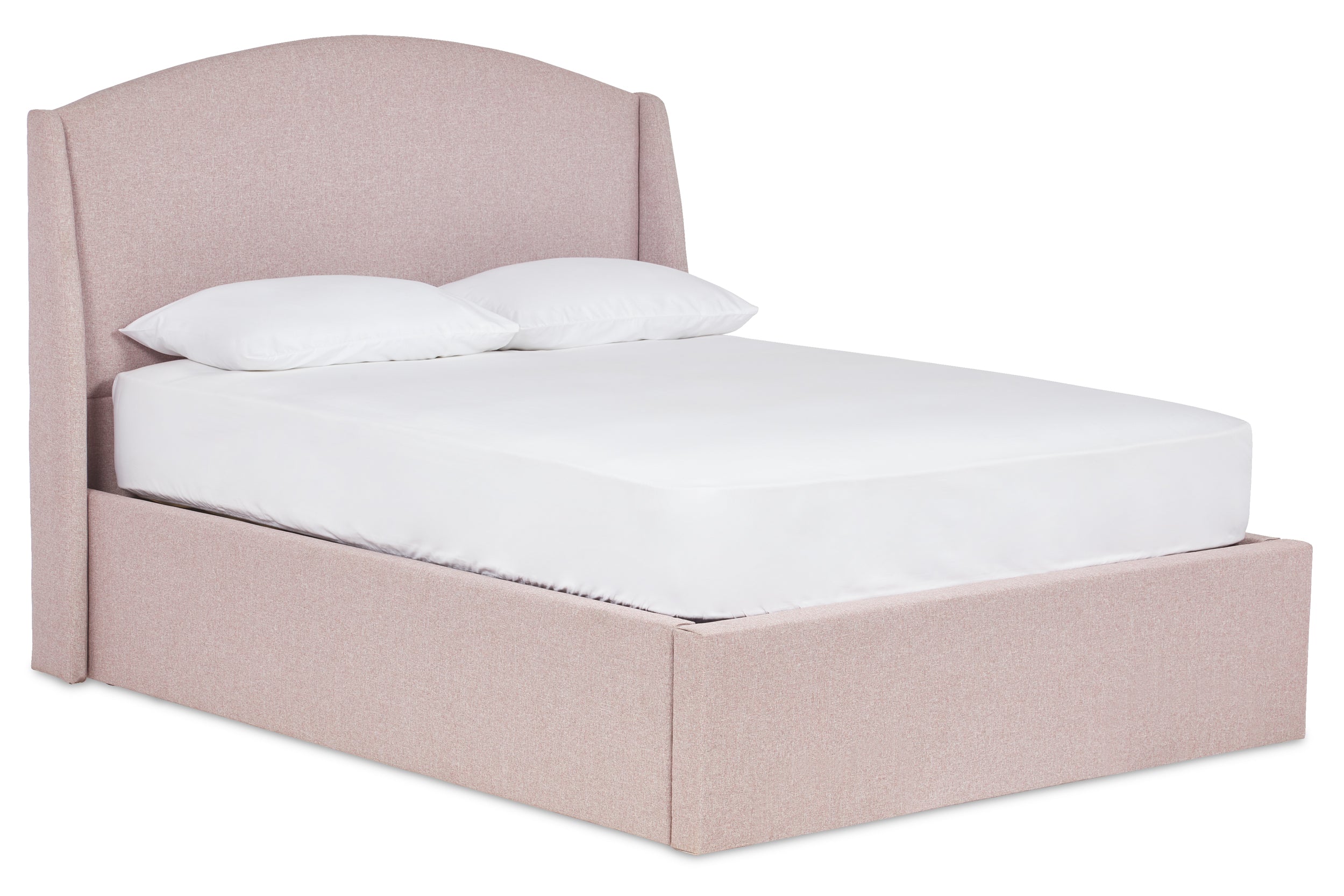 Bronte Modern Upholstered Ottoman With Curved Headboard-zoom-5