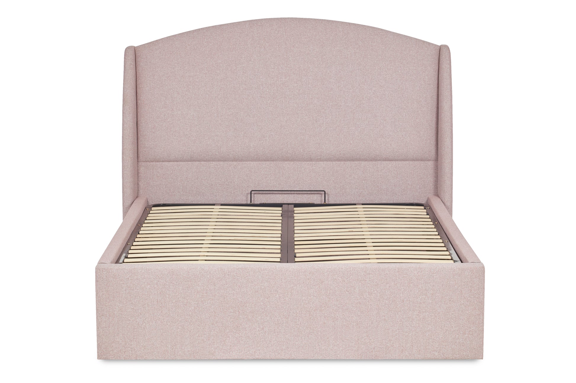 Bronte Modern Upholstered Ottoman With Curved Headboard-3