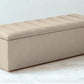 Shelley Upholstered Ottoman Blanket Box With Fluting