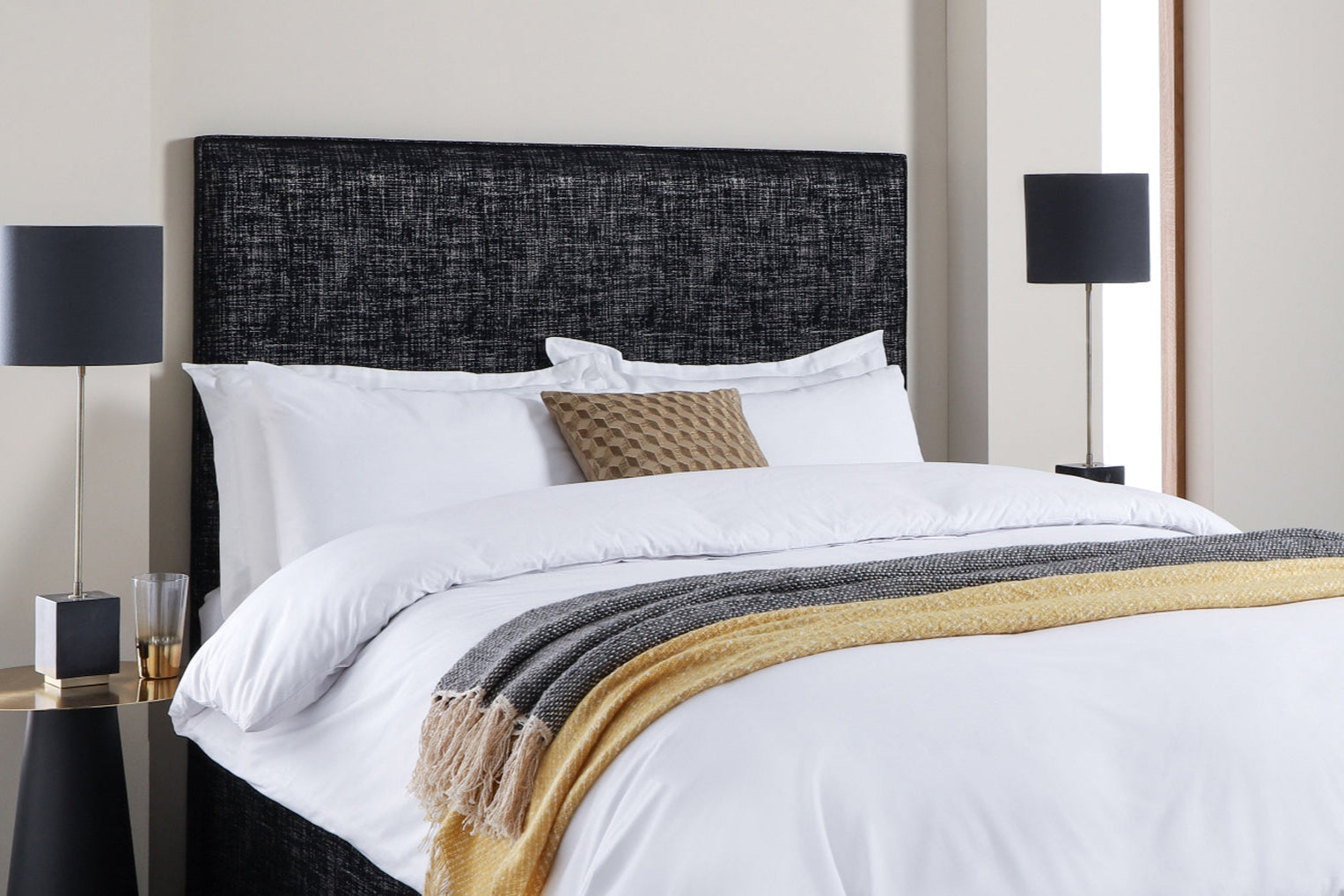 Taylor Contemporary Upholstered Floor-Standing Headboard-zoom-1