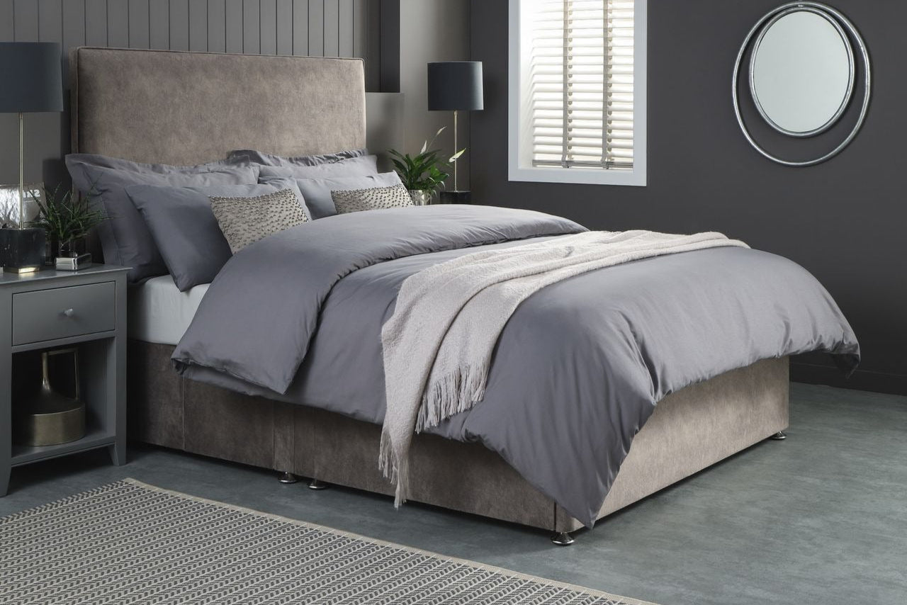 Elizabeth Upholstered Divan Base, With 4 Drawers - Varied Sizes-1