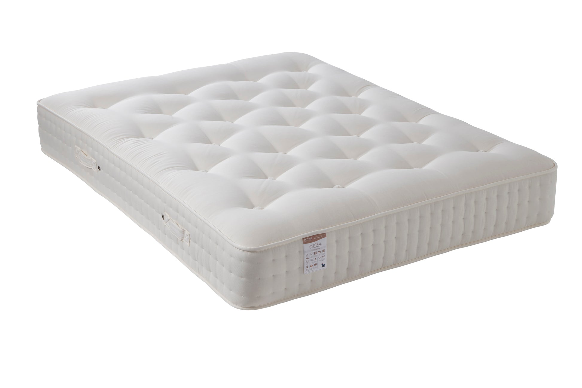 Natural 1000 Natural Mattress With Pocket Springs - Medium-1