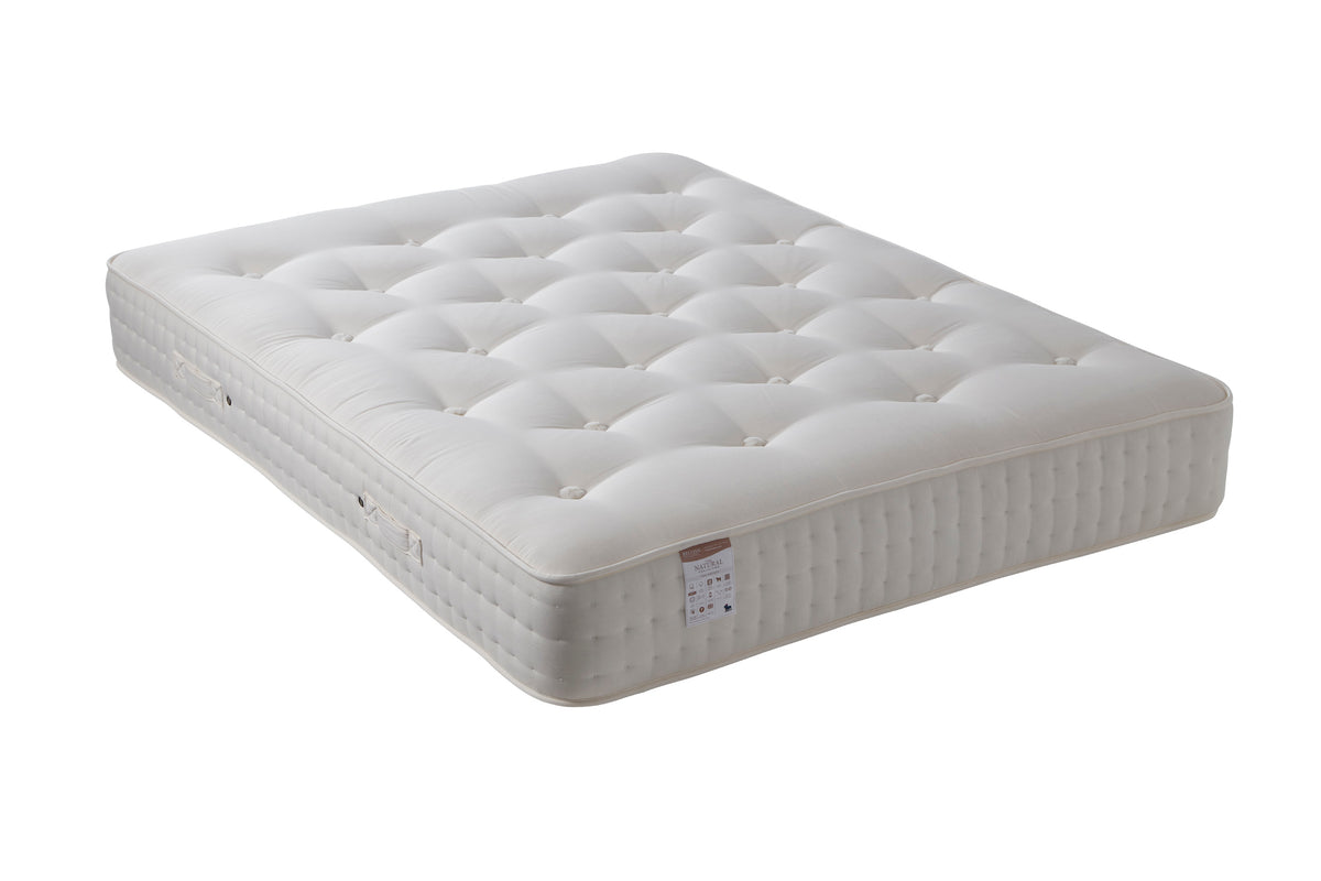 Natural 1500 Natural mattress with pocket springs - soft-medium