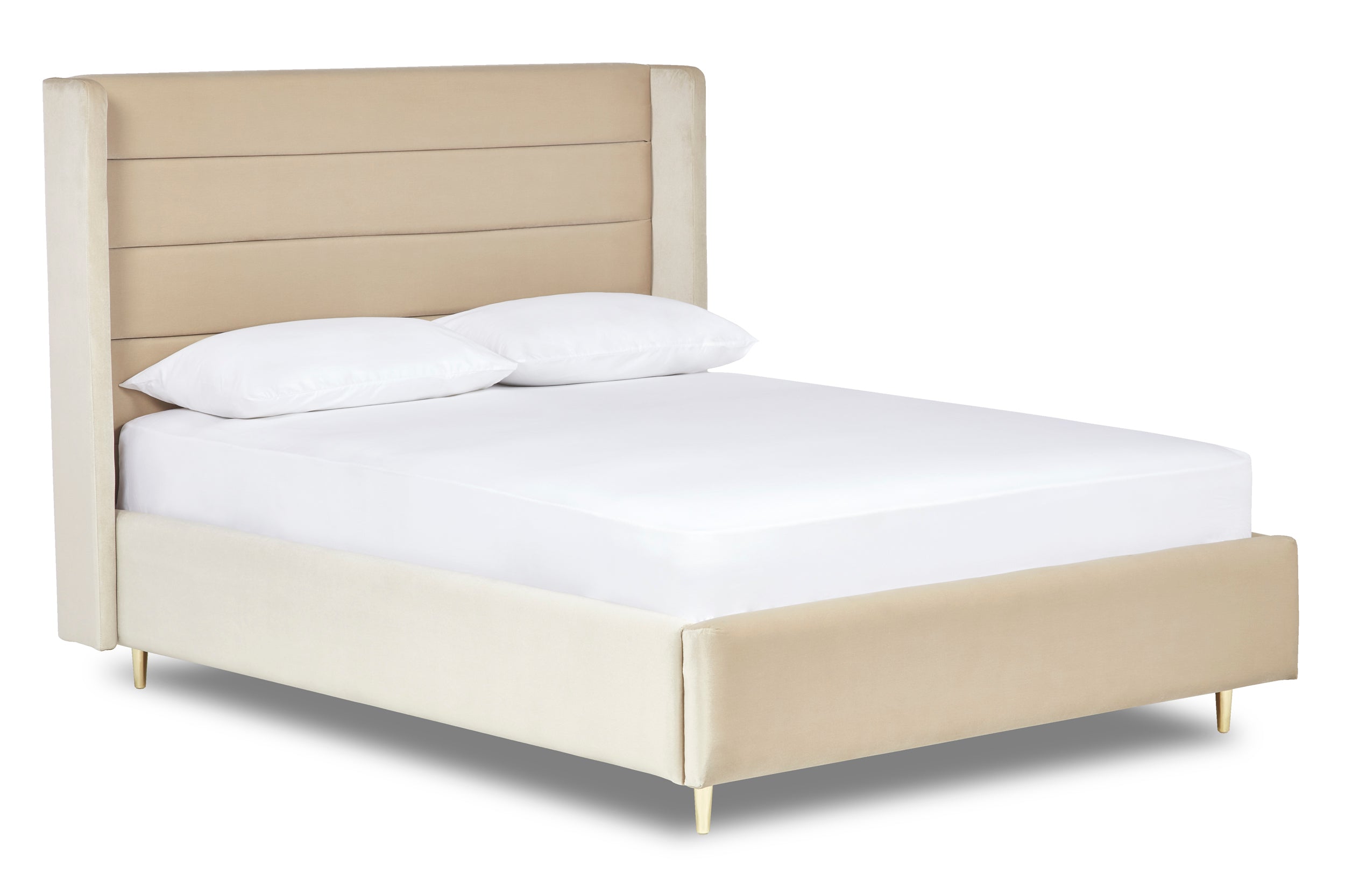 Tennant Modern Upholstered Bed With Winged Headboard-zoom-7