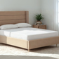 Tennant Modern Upholstered Bed With Winged Headboard