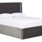 Tennant Modern Upholstered Ottoman Bed With Winged Headboard