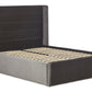 Tennant Modern Upholstered Ottoman Bed With Winged Headboard