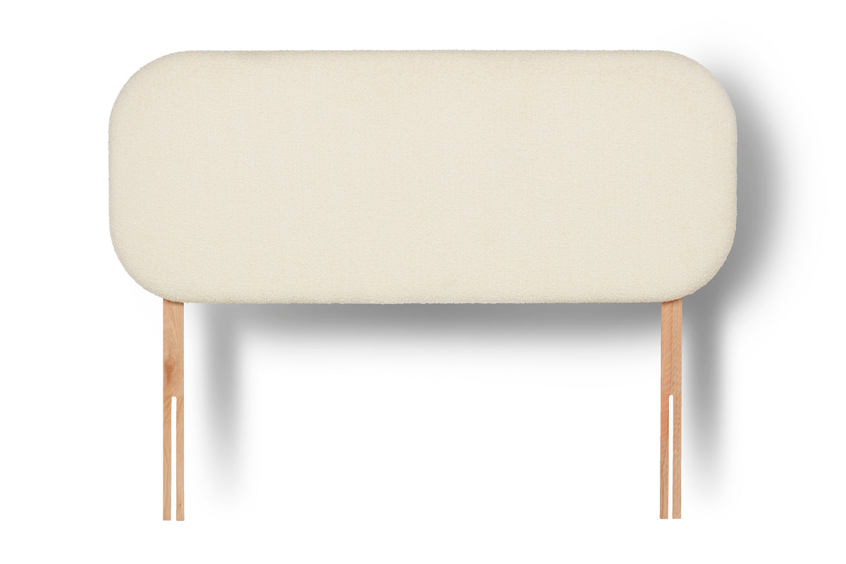 Twiggy Upholstered round-edged strutted headboard