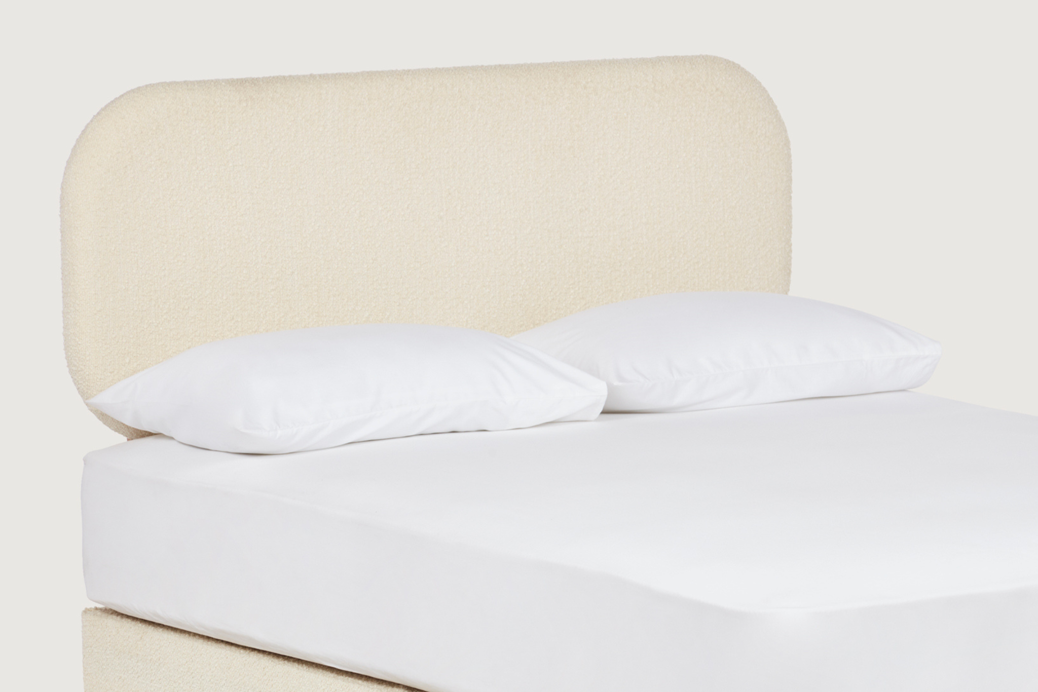 Twiggy Upholstered Round-Edged Strutted Headboard