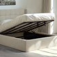 Watson Upholstered Ottoman Bed With Winged Fluted Headboard