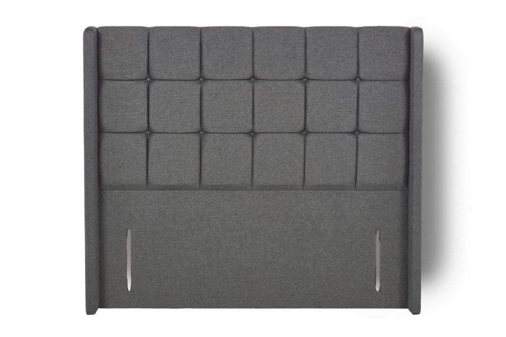 Adele Upholstered Floor-Standing Headboard With Wings-zoom-2