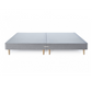 Catherine Upholstered Low Divan Base With Beech Wood Legs , Total Height 30CM