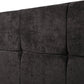Bowie Contemporary Button-Backed Upholstered Floor-Standing Headboard