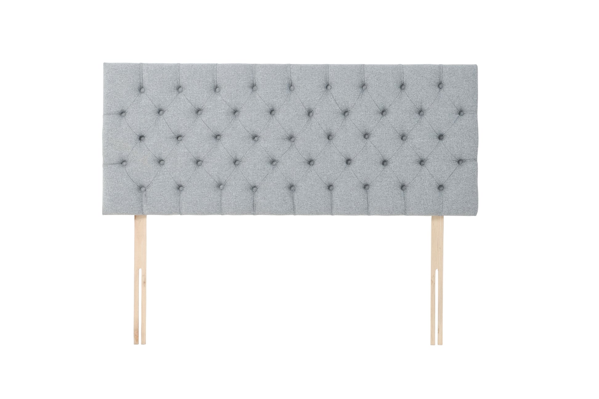 Lennon Chesterfield Button-Backed Upholstered Strutted Mount Headboard-2