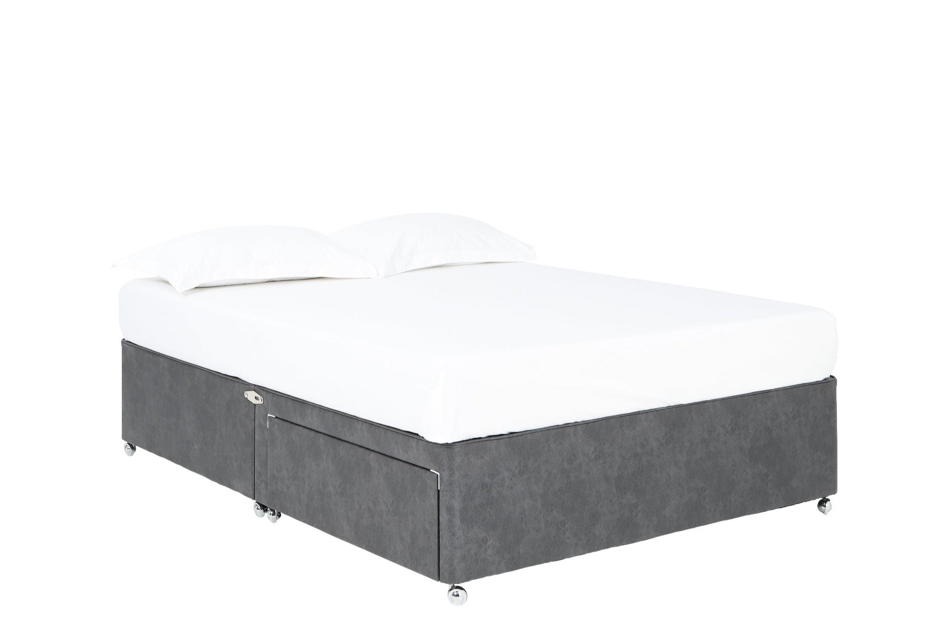 Anne Luxury Upholstered Divan Base, With 2 Large Foot-End Drawers-5