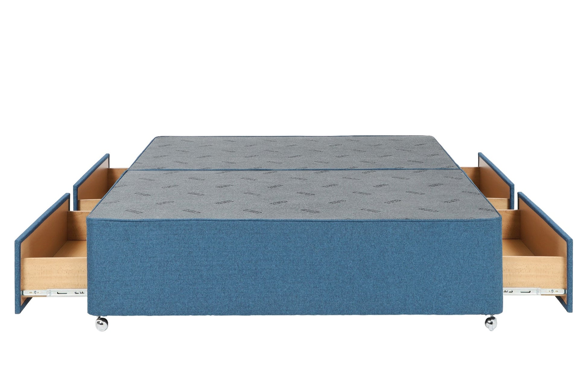 Anne Luxury Upholstered Divan Base, With 4 Drawers - Varied Sizes-3