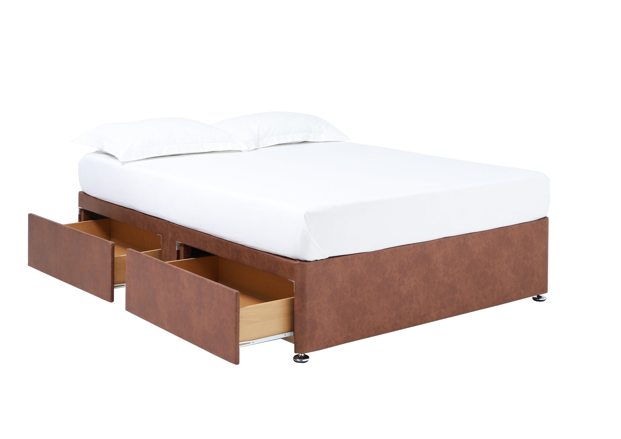 Elizabeth Upholstered Divan Base, With 4 Large Drawers-zoom-3