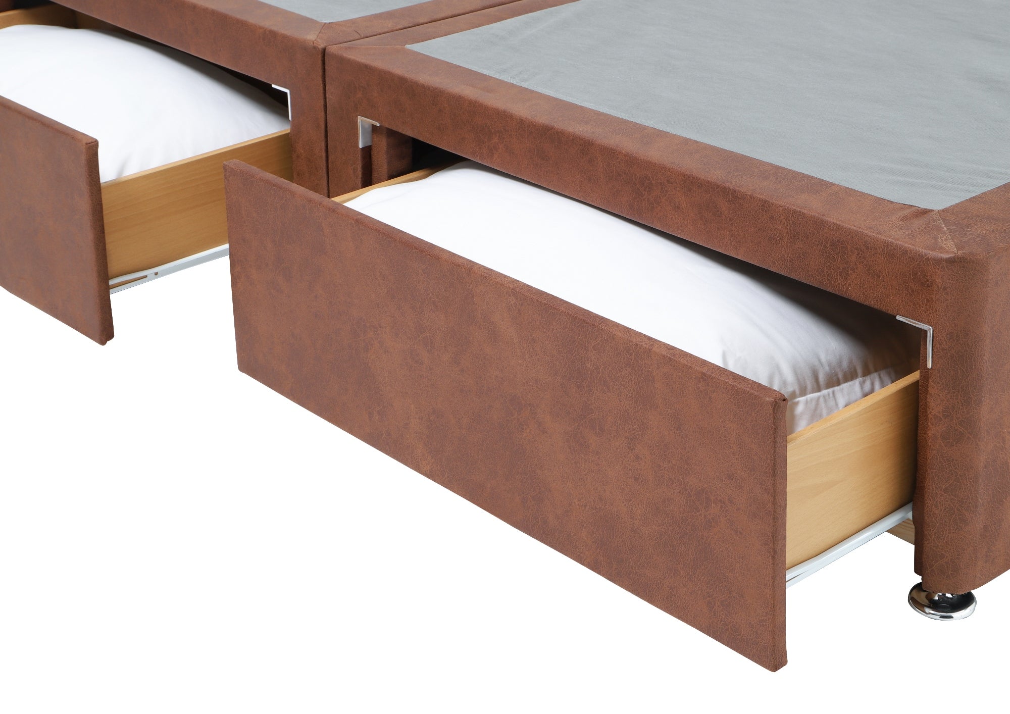 Elizabeth Upholstered Divan Base, With 4 Large Drawers-zoom-4