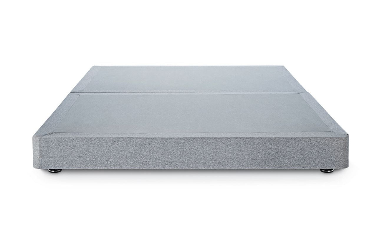 Catherine Upholstered Low Divan Base With Chrome Glides - Total Height 19Cm-zoom-4