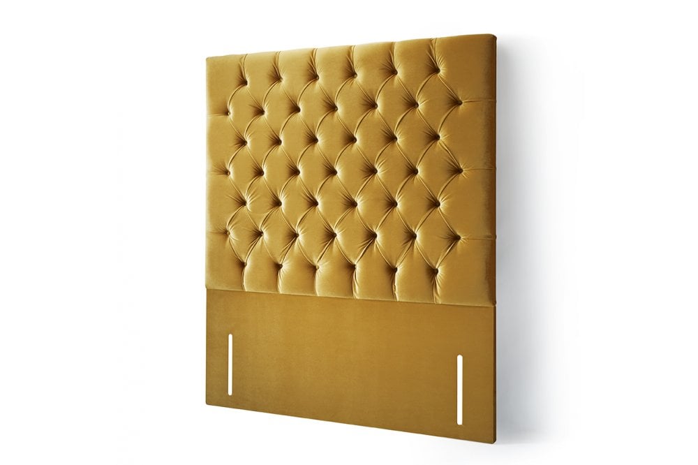 Helena Tall Upholstered Headboard With Chesterfield Design-3