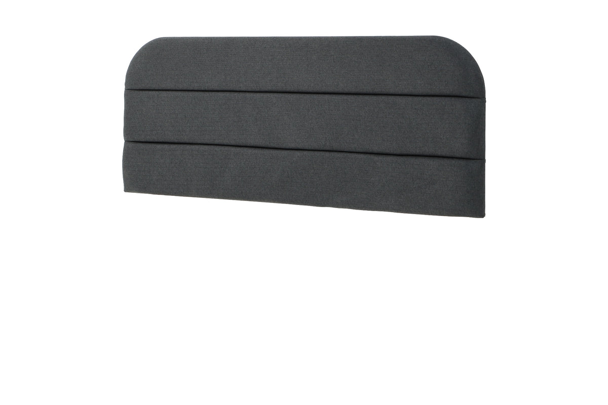 Tolkien Contemporary upholstered strutted mount headboard