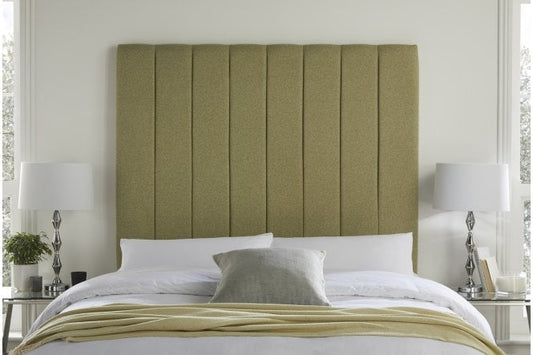 Idris Contemporary tall floor-standing headboard with upholstered finish