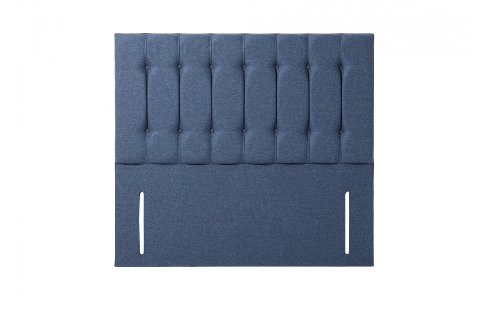 Lenny Contemporary button-backed upholstered floor-standing headboard
